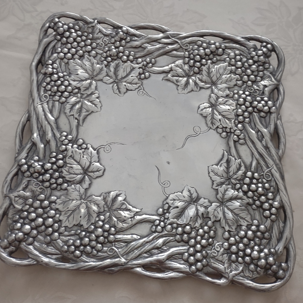 Arthur Court Vintage Embossed Plate